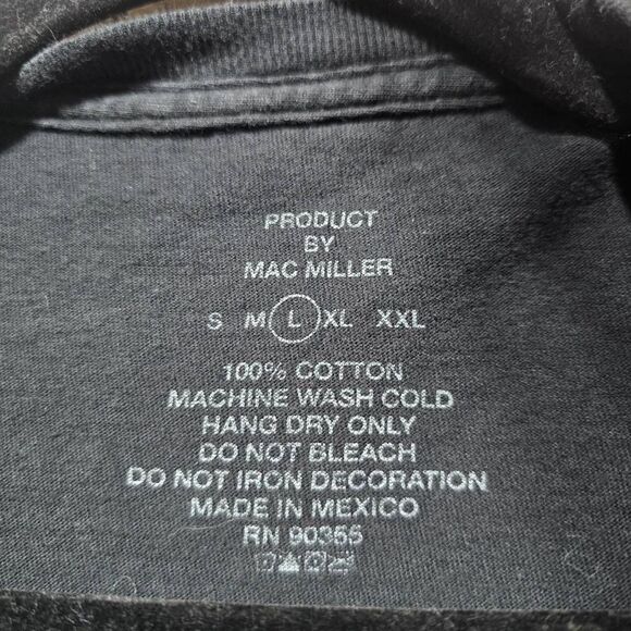 Mac Miller Officially Licensed Black Graphic Band Tee Unisex - Picture 4 of 4
